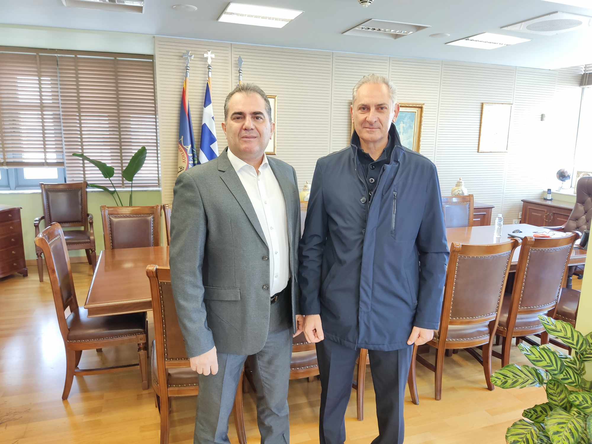 Συνάντηση του Δημάρχου με τον Αρχιπύραρχο