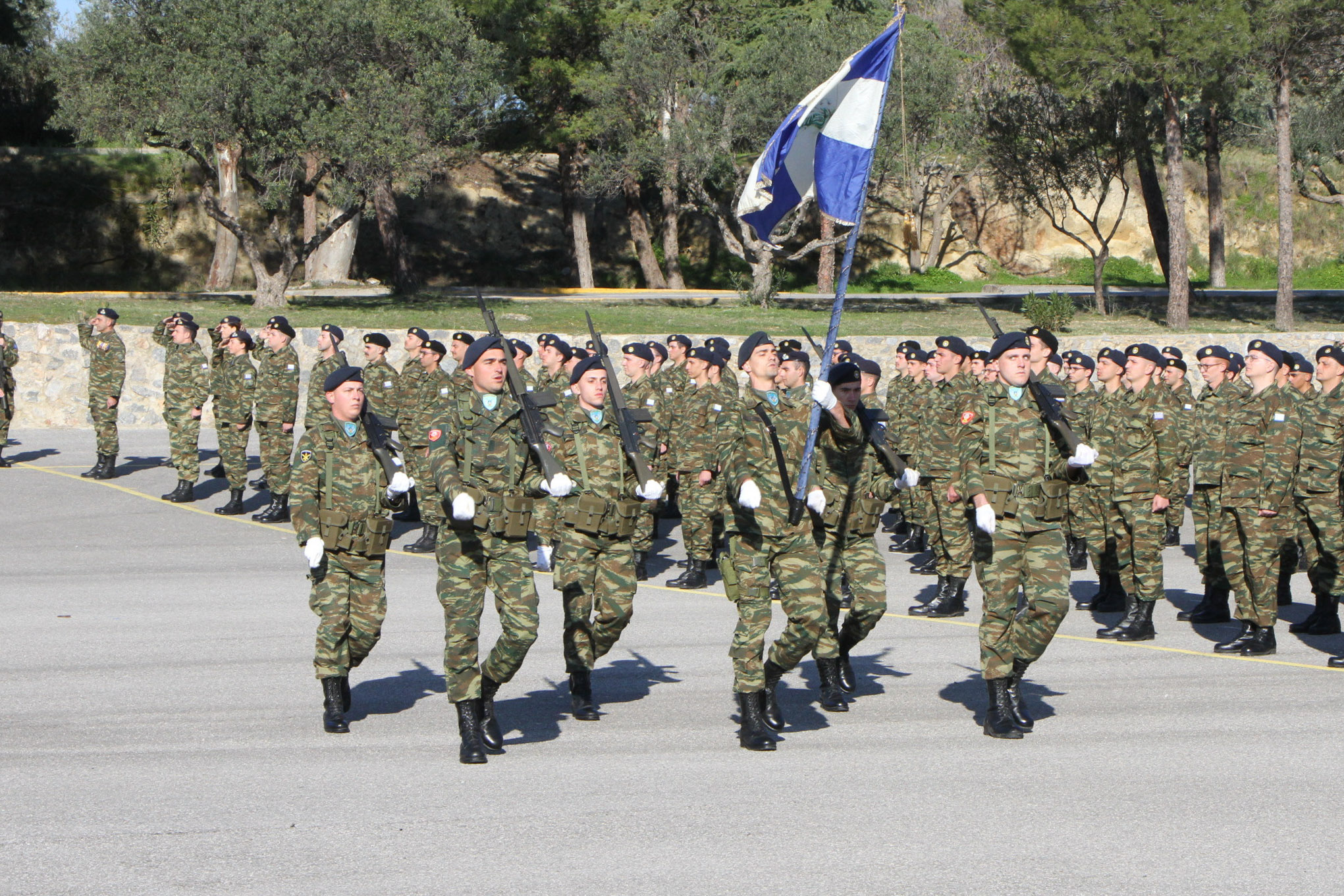 Φωτογραφία από την ορκωμοσία νεοσύλλεκτων