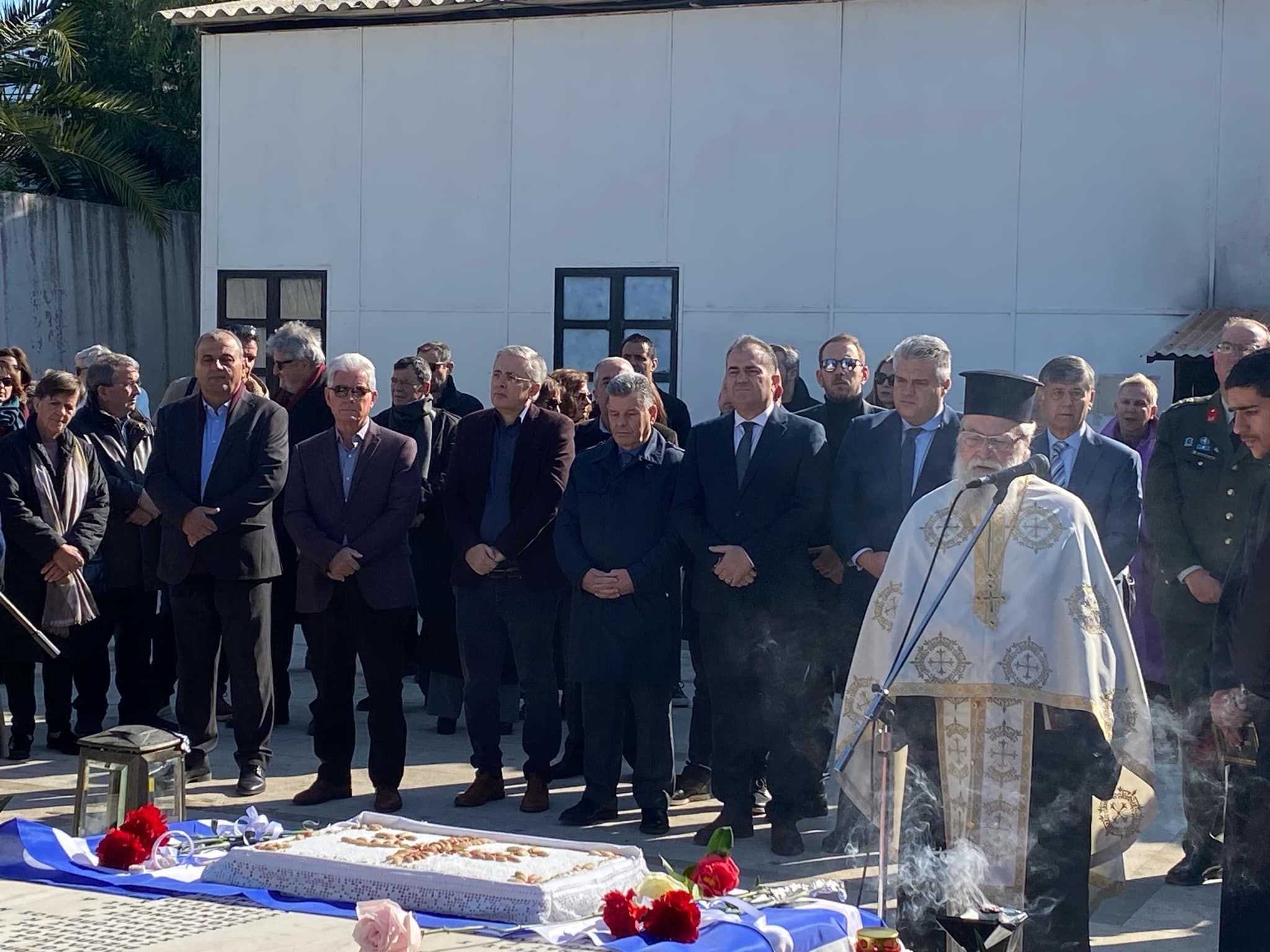 Φωτογραφία από το Μνημόσυνο για τους εκτελεσθέντες από τα γερμανικά στρατεύματα κατοχής