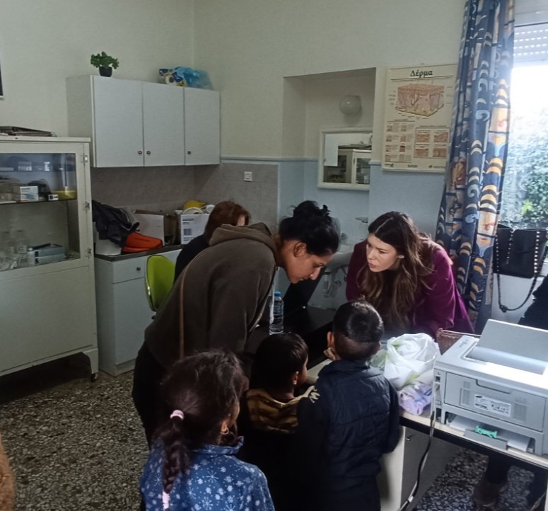 Φωτογραφία από τον εμβολιασμό Ρομά