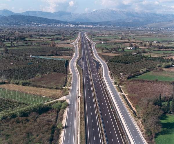 Φωτογραφία αυτοκινητόδρομου από ψηλά