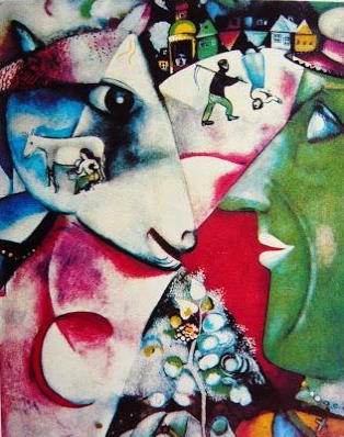 Εγώ και το χωριό μου" Marc Chagall